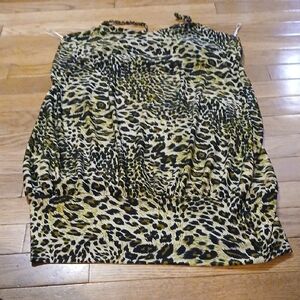 Leopard Print Sleeveless Top